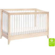 Babyletto Sprout 4-in-1 Convertible Crib with Toddler Bed Conversion Kit