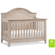 Franklin & Ben Beckett Rustic 4-in-1 Convertible Curve-Top Crib