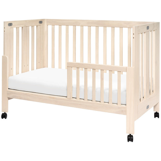 Babyletto Maki Full-Size Folding Crib with Toddler Bed Conversion Kit