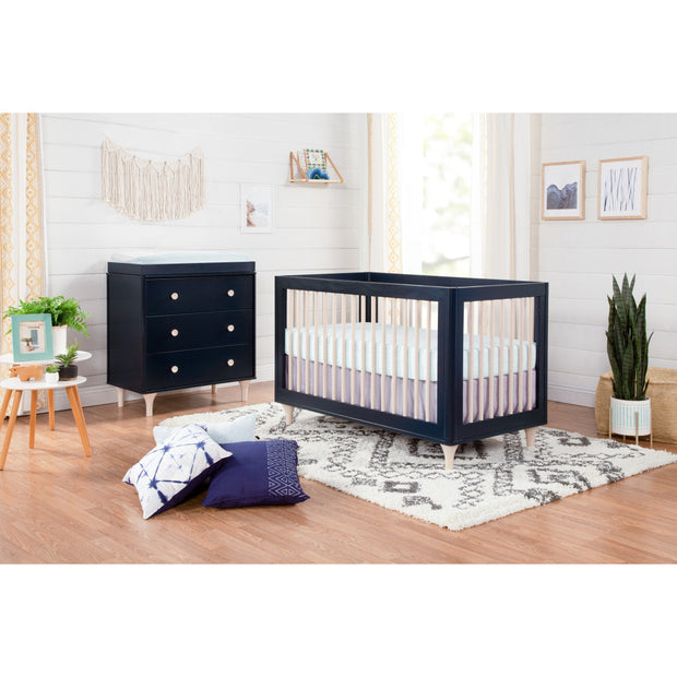 Babyletto Lolly 3-in-1 Convertible Crib with Toddler Bed Conversion Kit