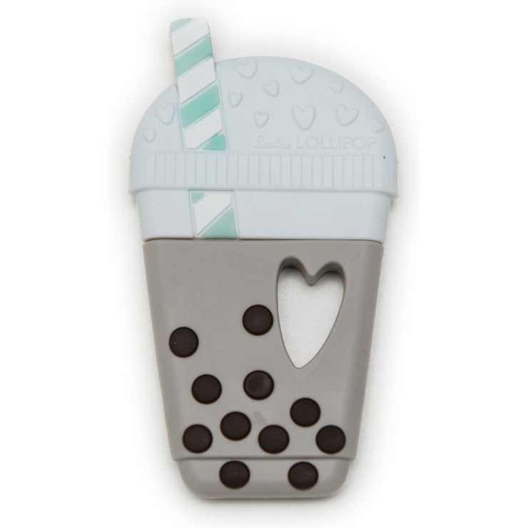 Loulou Lollipop Silicone Teether | Milk Tea Bubble Tea