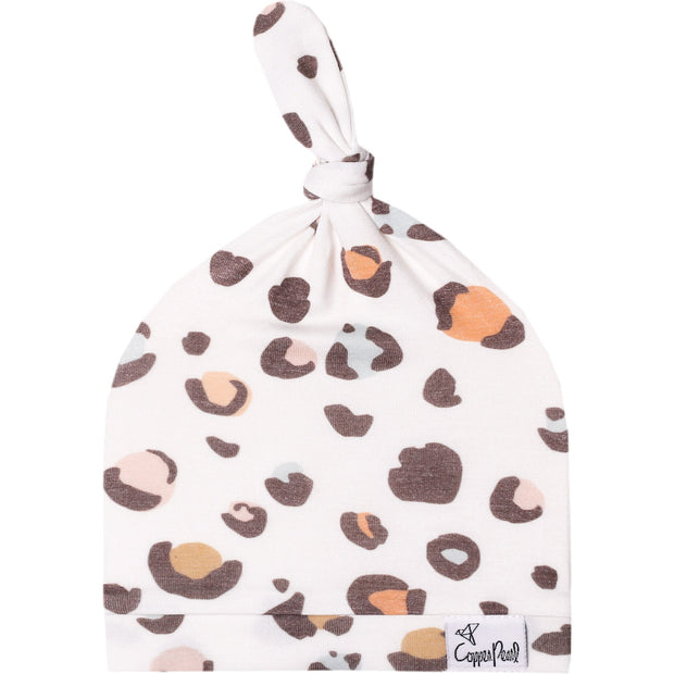 Copper Pearl Top Knot Hat | Millie