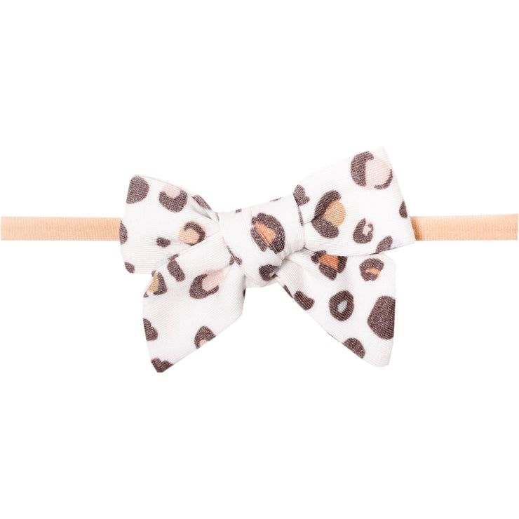 Copper Pearl Classic Nylon Bow | Millie