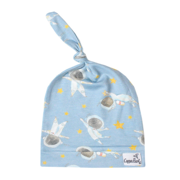 Copper Pearl Top Knot Hat | Neil