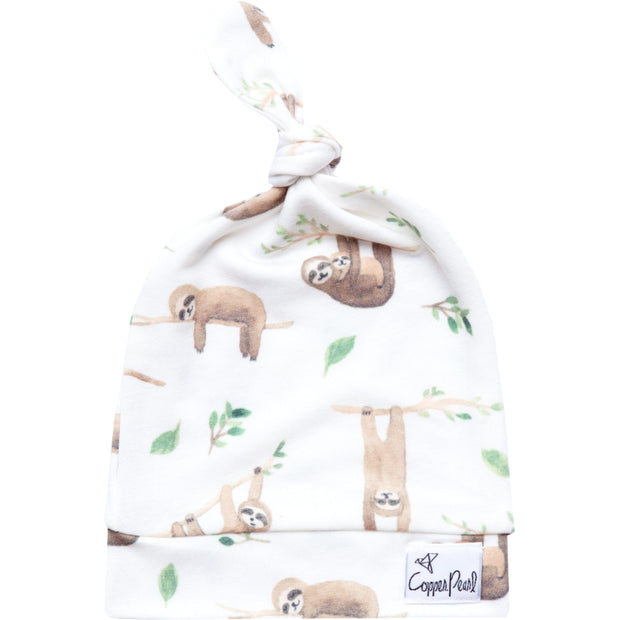 Copper Pearl Top Knot Hat | Noah