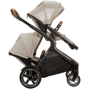 Nuna Demi Grow Sibling Seat + Raincover with MangeTech Secure Snap