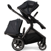 Nuna Demi Grow Sibling Seat + Raincover with MangeTech Secure Snap