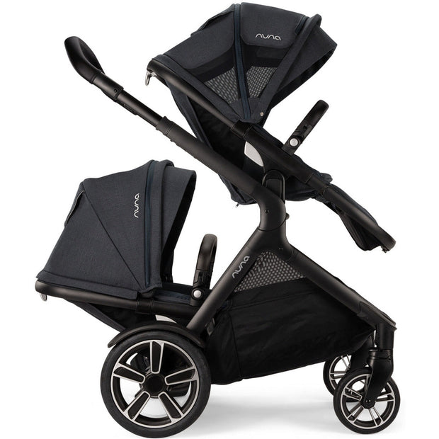 Nuna Demi Grow Sibling Seat + Raincover with MangeTech Secure Snap