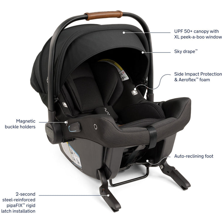 Nuna Trvl Next Stroller + Pipa Urbn Travel System