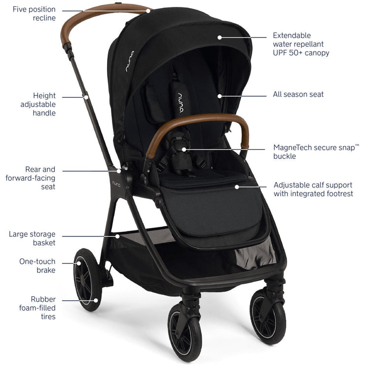 Nuna Triv Next Stroller + Pipa Urbn Travel System