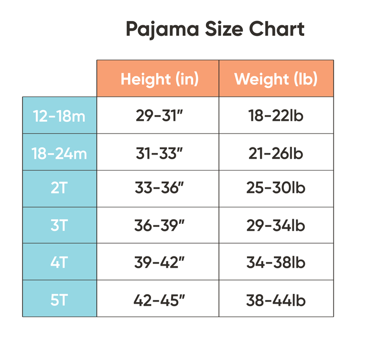2pc Long Sleeve Pajama Set - Rad 2T | Copper Pearl