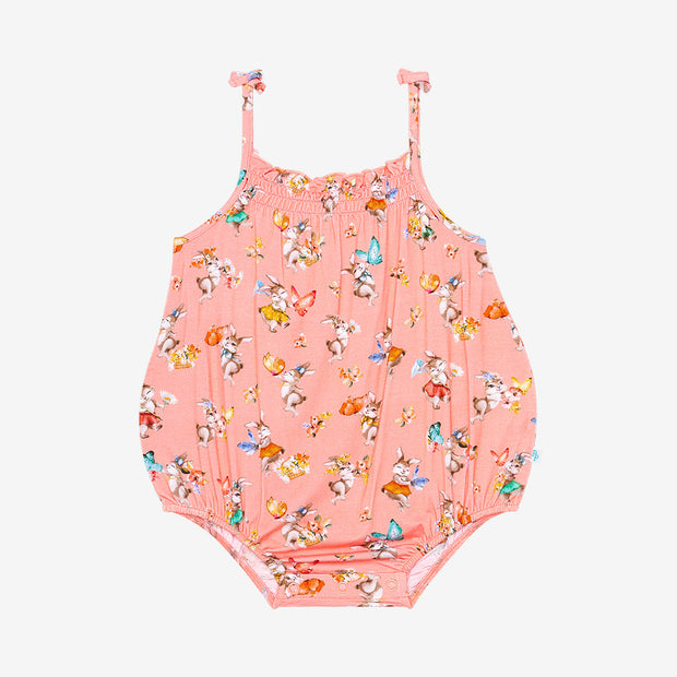 Posh Peanut Spaghetti Strap Bubble Romper | Betty