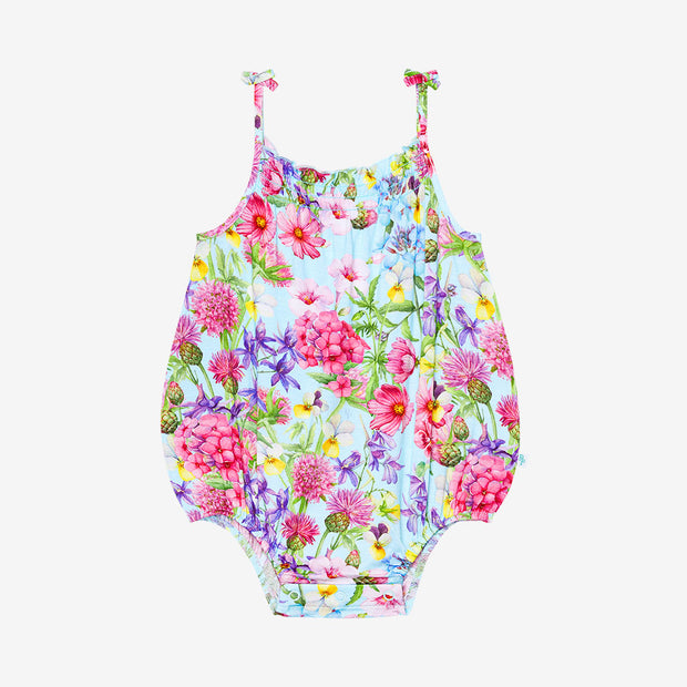 Posh Peanut Spaghetti Strap Bubble Romper | Hadley