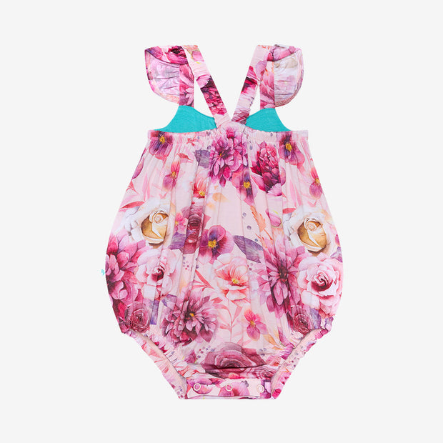 Posh Peanut Ruffled Capsleeve Bubble Romper | Amira