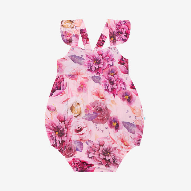 Posh Peanut Ruffled Capsleeve Bubble Romper | Amira