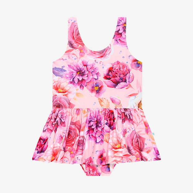 Posh Peanut One Piece Twirl Skirt Swimsuit | Amira