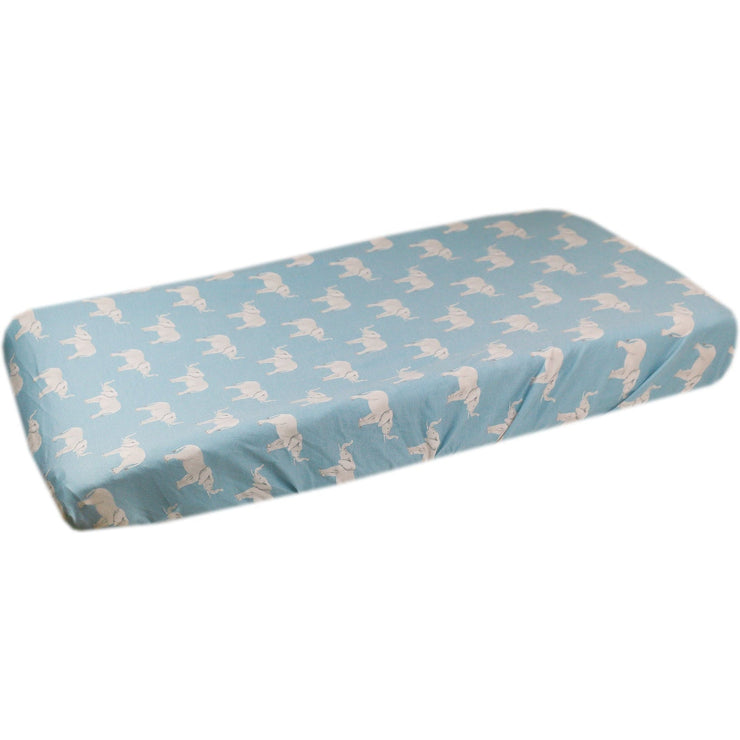 Copper Pearl Premium Knit Diaper Changing Pad Cover | Peanut