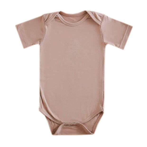 Copper Pearl Short Sleeve Bodysuit | Pecan