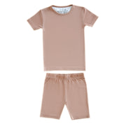 Copper Pearl 2-Piece Short Sleeve Pajama Set | Pecan