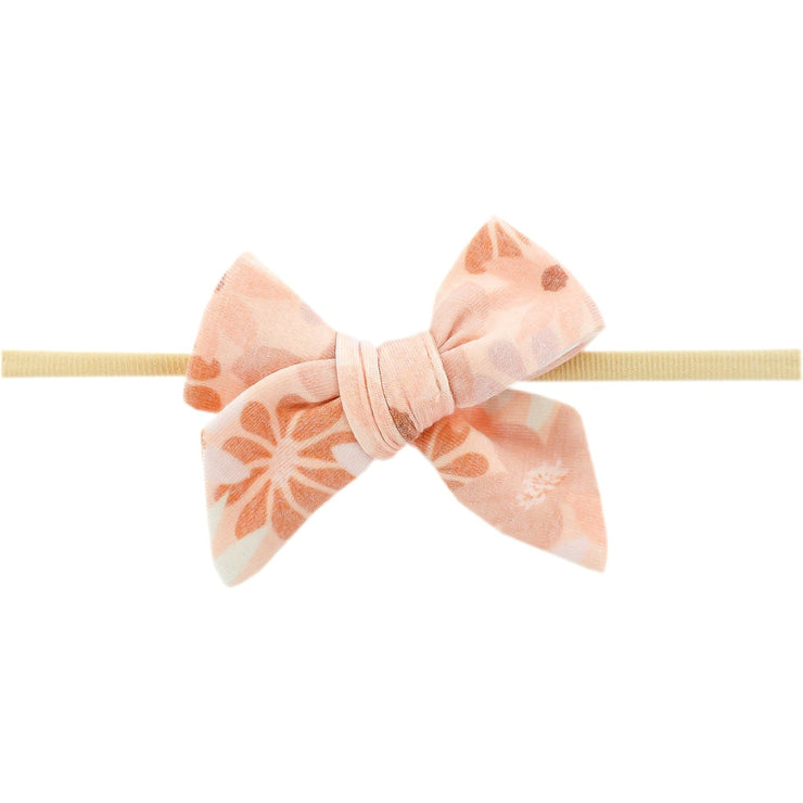 Copper Pearl Classic Nylon Bow | Penny
