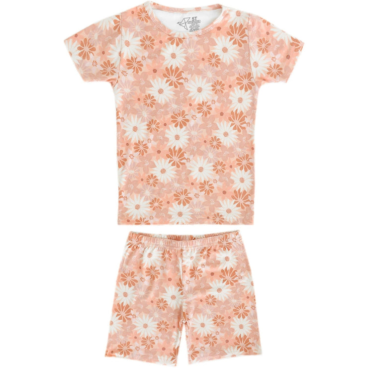 Copper Pearl 2-Piece Short Sleeve Pajama Set | Penny