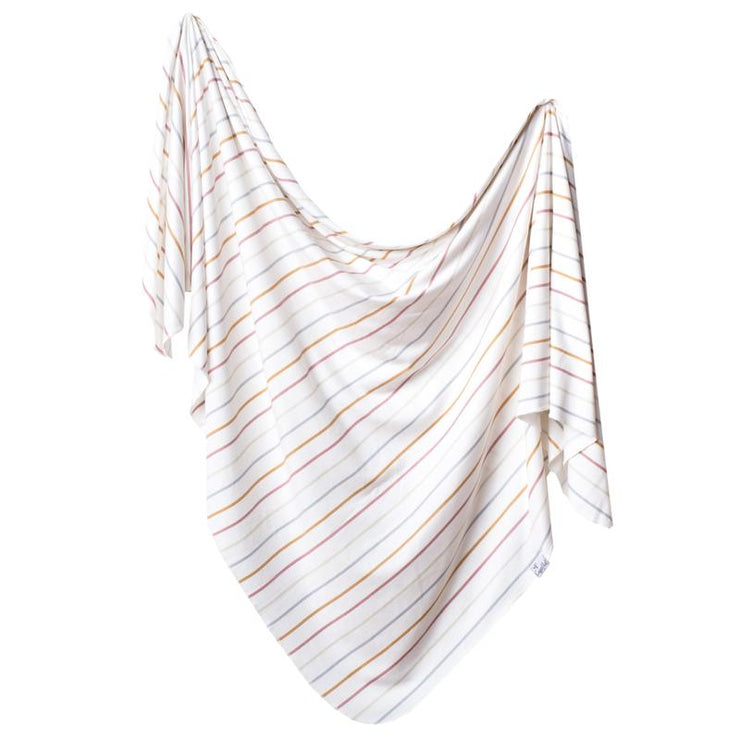 Copper Pearl Knit Swaddle Blanket | Piper