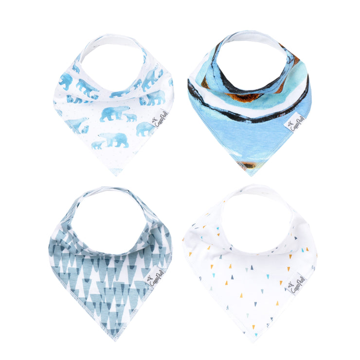 Copper Pearl Baby Bandana Bibs | Arctic