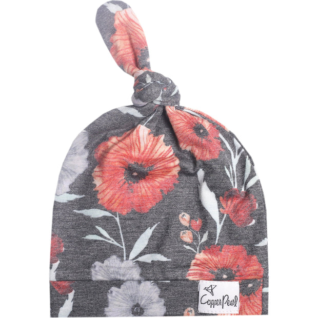 Copper Pearl Top Knot Hat | Poppy
