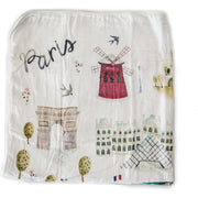 Loulou Lollipop Muslin Quilt Blanket | Paris