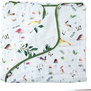 Loulou Lollipop Muslin Quilt Blanket | Woodland Gnome