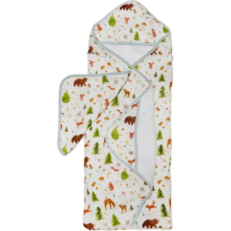 Loulou Lollipop Hooded Towel Set | Forest Friends