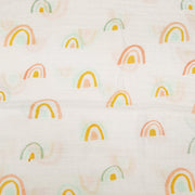 Loulou Lollipop Fitted Crib Sheet | Pastel Rainbow