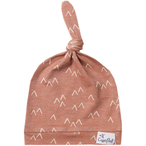Copper Pearl Top Knot Hat | Rocky