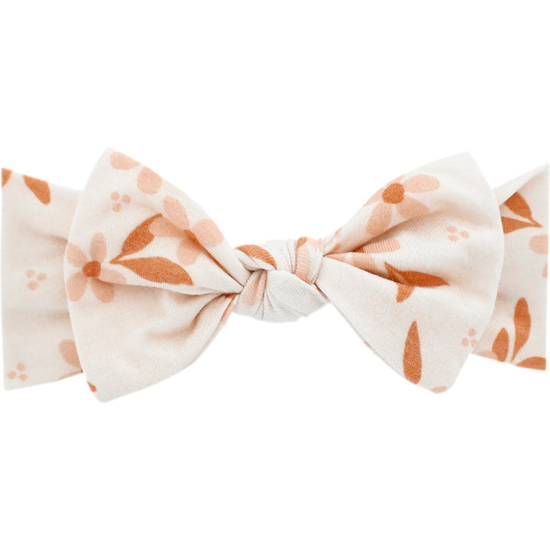 Copper Pearl Knit Headband Bow | Rue