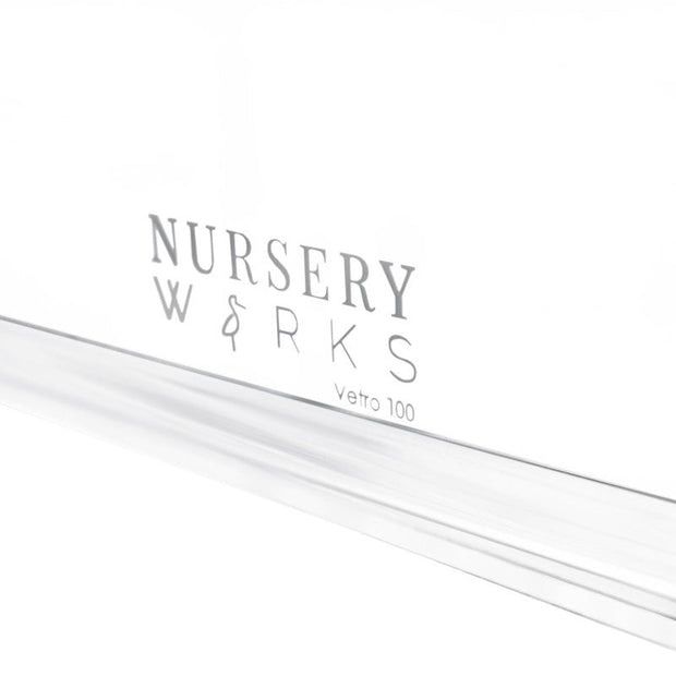Nursery Works Vetro Crib Clear Acrylic