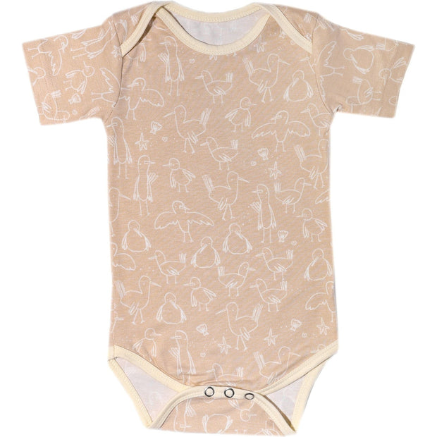 Copper Pearl Short Sleeve Bodysuit | Sandy