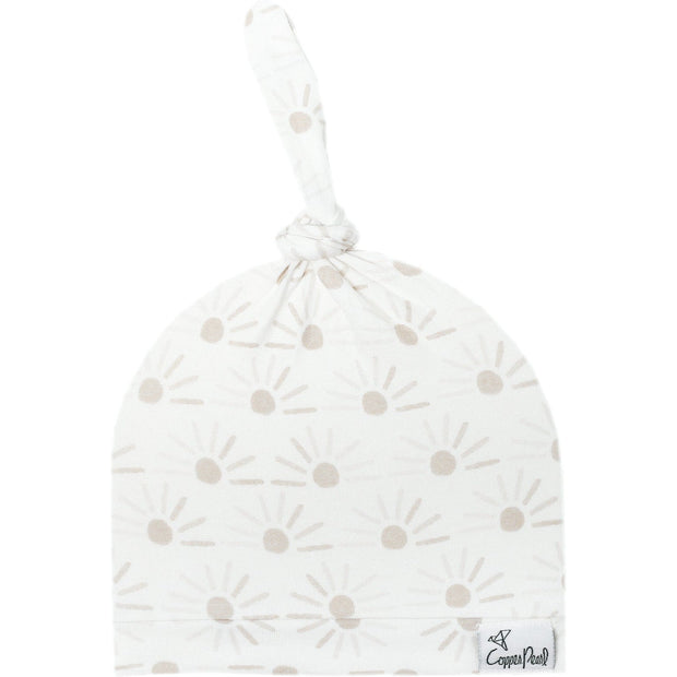 Copper Pearl Top Knot Hat | Shine