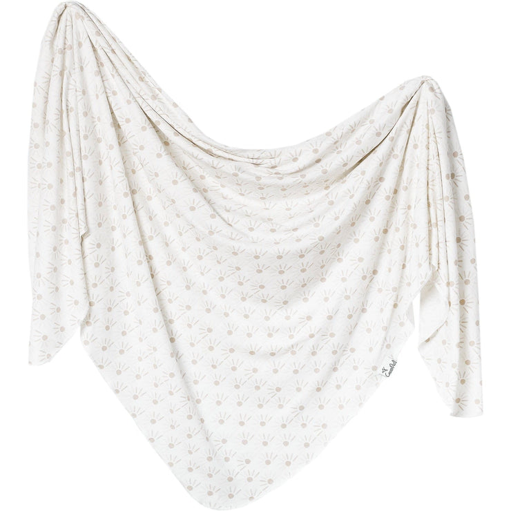 Copper Pearl Knit Swaddle Blanket | Shine