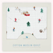 Little Unicorn Original Cotton Muslin Baby Quilt | Powder Party