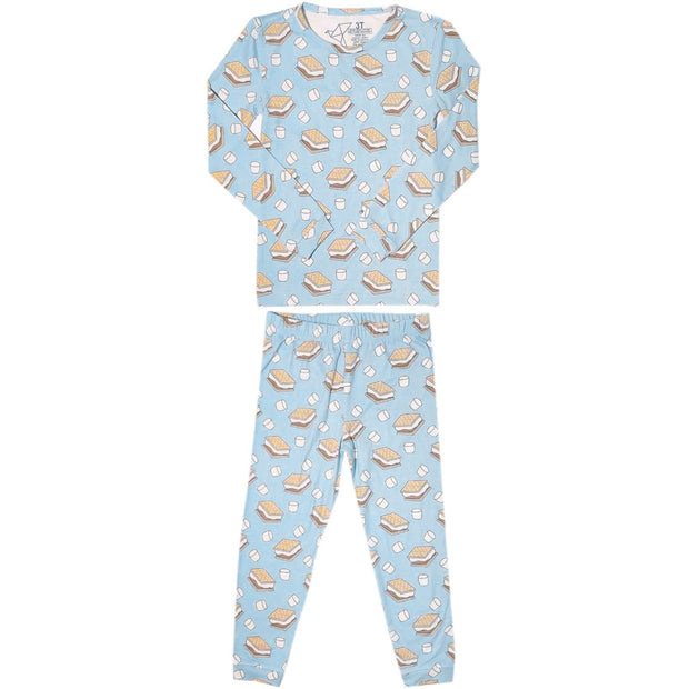 Copper Pearl 2-Piece Long Sleeve Pajama Set | S'mores