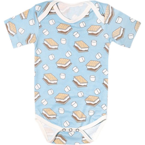 Copper Pearl Short Sleeve Bodysuit | S'mores