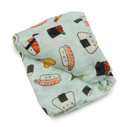 Loulou Lollipop Fitted Crib Sheet | Sushi