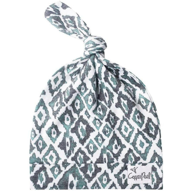 Copper Pearl Top Knot Hat | Topaz