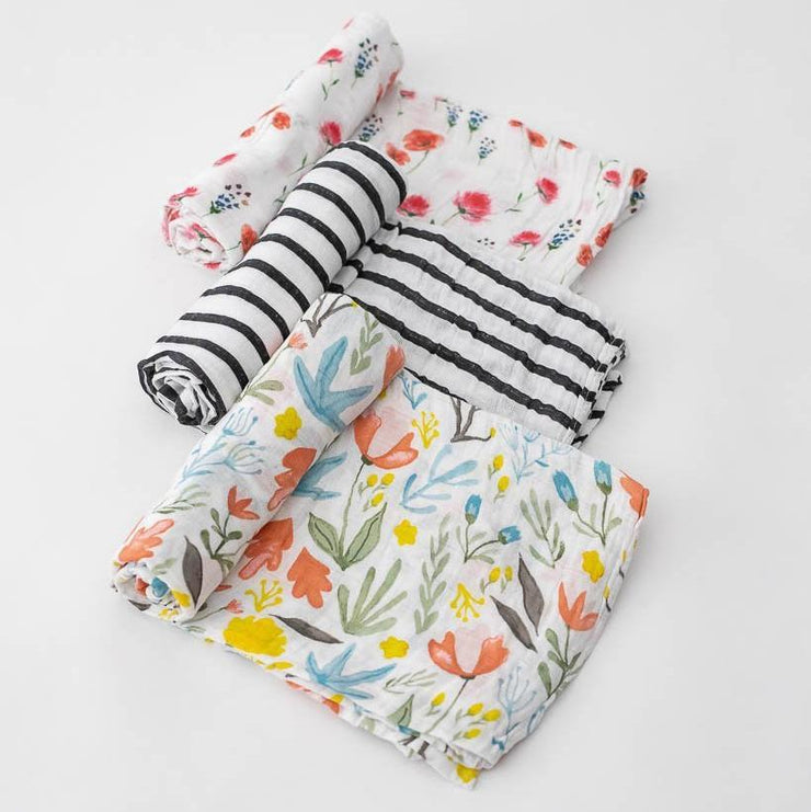Little Unicorn Cotton Muslin Swaddle Blanket Set | Wild Mums