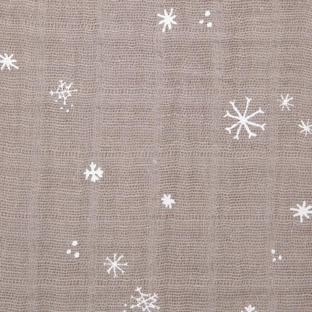 Little Unicorn Cotton Muslin Swaddle Blanket | Snow Flurries