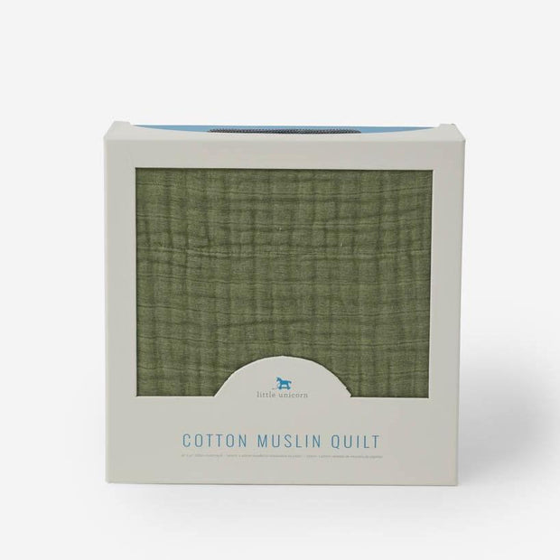 Little Unicorn Cotton Muslin Quilt | Fern
