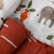 Little Unicorn Deluxe Muslin Swaddle Blanket Set |  Safari Social