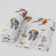 Little Unicorn Deluxe Muslin Swaddle Blanket | Safari Social
