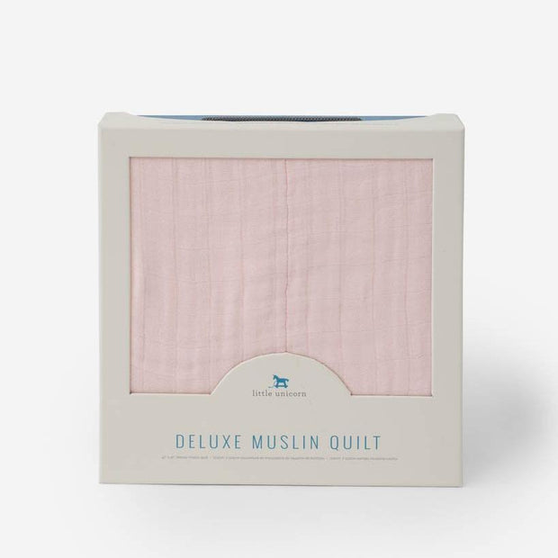 Little Unicorn Deluxe Muslin Quilt | Blush