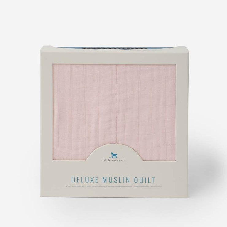 Little Unicorn Deluxe Muslin Quilt | Blush